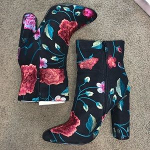Floral Booties